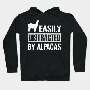 Easily Distracted By Alpacas Hoodie